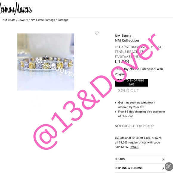 28ct Asscher Tennis Bracelet - Picture 16 of 16